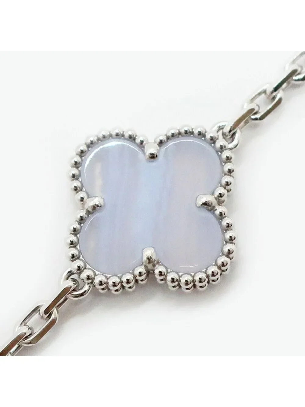 Van Cleef & Arpels Vintage Alhambra Bracelet Chalcedony